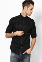 Spykar Black Casual Shirt