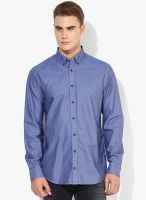 Tommy Hilfiger Blue Regular Fit Casual Shirt