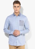 Tommy Hilfiger Light Blue Slim Fit Casual Shirt