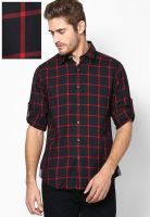 Wills Lifestyle Black Formal Shirt