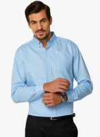 Yepme Blue Solid Regular Fit Casual Shirt