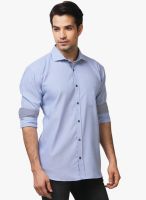 Yepme Blue Solid Regular Fit Casual Shirt
