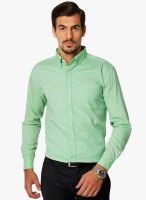 Yepme Green Regular Fit Casual Shirt