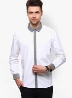 Yepme White Regular Fit Casual Shirt