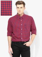 Allen Solly Blue Slim Fit Casual Shirt