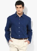 Allen Solly NAVY BLUE REGULAR FIT CASUAL SHIRT