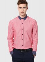 Atorse Red Slim Fit Casual Shirt