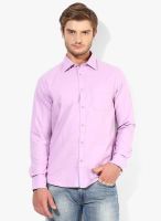 Blackberrys Purple Slim Fit Casual Shirt