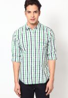 Canary London Green Slim Fit Casual Shirt