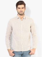 Code by Lifestyle Yellow Slim Fit Casual Shirt