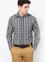 Cotton County Premium Checks Grey Casual Shirt