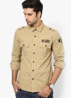 Ed Hardy Khaki Casual Shirts