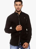 Fifty Two Black Regular Fit Casual Shirt