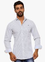 Fifty Two Blue Checks Regular Fit Casual Shirt