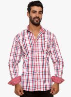 Fifty Two Red Checks Regular Fit Casual Shirt