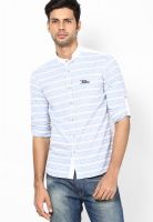 Flying Machine Blue Casual Shirt