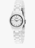 Fossil Ce1072-1 White/White Analog Watch