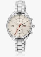 Fossil Ch2975 Silver/Silver Chronograph Watch