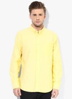 Giordano Lemon Solid Slim Fit Casual Shirt