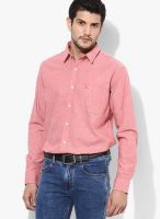 Izod Pink Casual Shirt