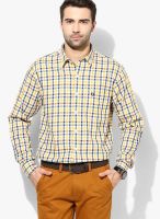 Izod Yellow Casual Shirt