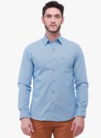 Jogur Checked Blue Casual Shirt