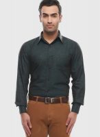 Jogur Dark Grey Regular Fit Casual Shirt