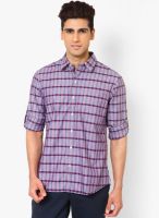 John Players Purple Casual Shirt