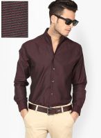 John Players Maroon Casual Shirt