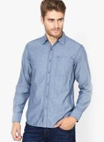 Lee Blue Casual Shirt