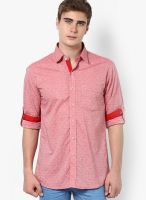 Monteil & Munero Solid Pink Casual Shirt