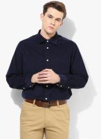 Nautica Navy Blue Regular Fit Casual Shirt