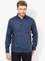 Pepe Jeans Blue Slim Fit Casual Shirt