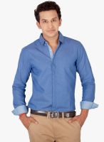 Sera Blue Regular Fit Casual Shirt