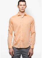 Sisley Orange Casual Shirt