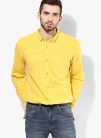 Sisley Yellow Casual Shirt