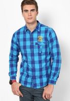 Spykar Blue Casual Shirt