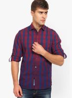 The Indian Garage Co. Checks Red Casual Shirt