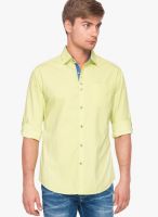 The Indian Garage Co. Lemon Slim Fit Casual Shirt