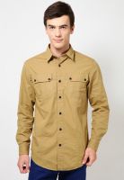 Timberland Long Sleeve Ripstop Cargo British Khaki Shirt