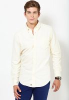 Timberland Yellow Solid Casual Shirt