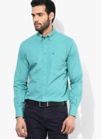 Tommy Hilfiger Blue Regular Fit Casual Shirt