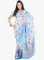 Triveni Sarees Black Printed Saree