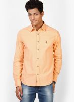 U.S. Polo Assn. Peach Casual Shirt