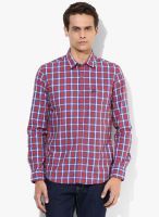 U.S. Polo Assn. Red Checked Regular Fit Casual Shirt