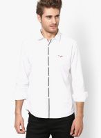 Velloche White Casual Shirts