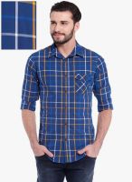 Vintage Yellow Slim Fit Casual Shirt