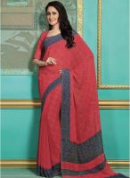 Vishal Pink Printed Saree