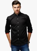 Yepme Black Solid Slim Fit Casual Shirt