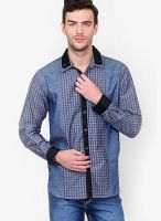 Yepme Blue Checks Casual Shirt